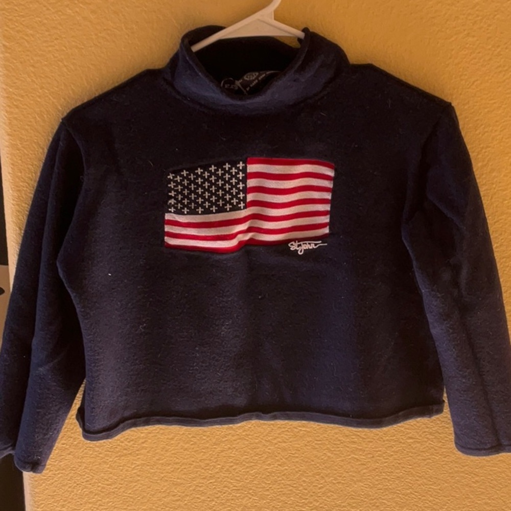 Tommy Hilfiger Navy Blue Flag Sweater